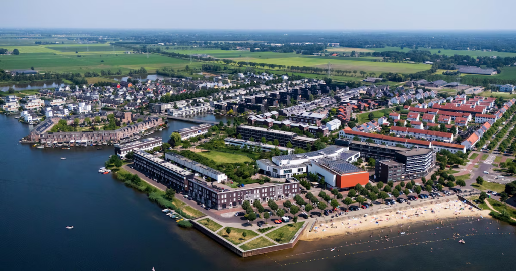Complete vloeropbouw in nieuwbouwwijk De Groote Wielen in Den Bosch