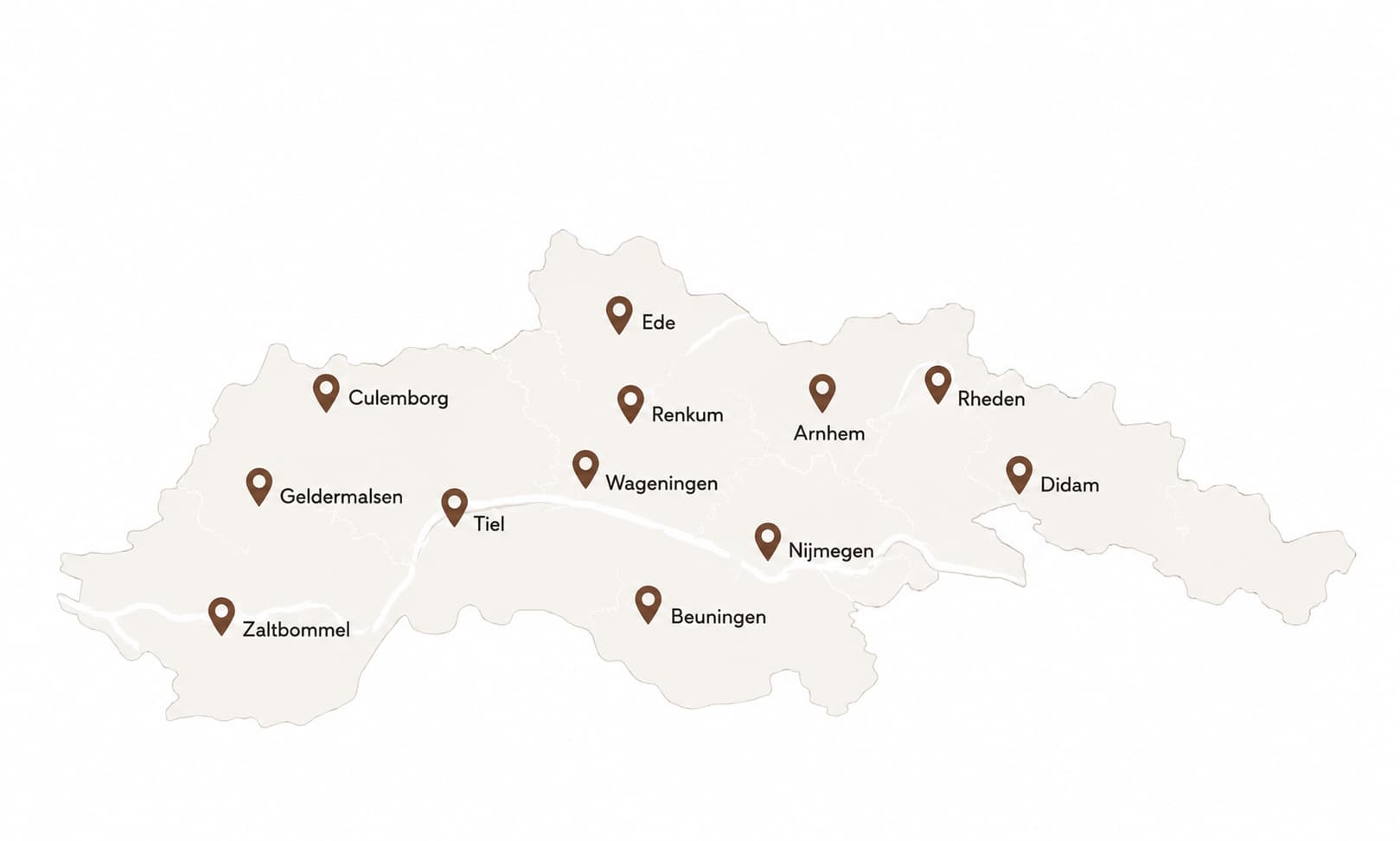werkgebied gelderland